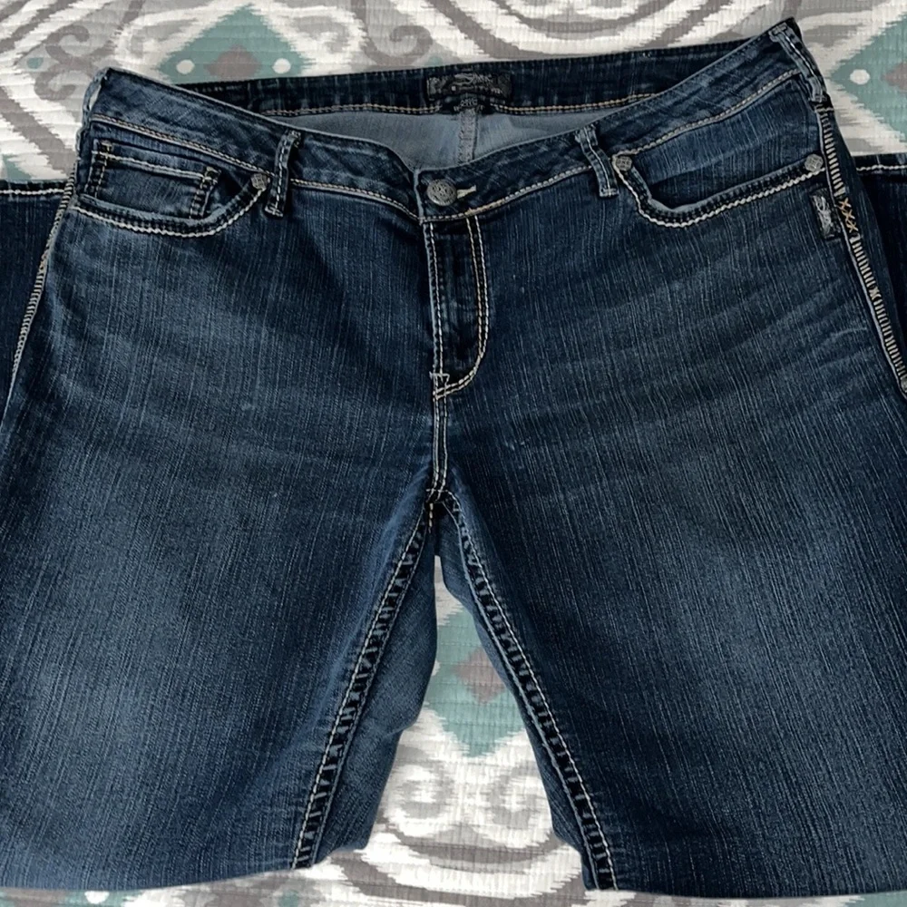 Silver jeans company women’s plus size 22/31 Aiko bootcut - Picture 5 of 12